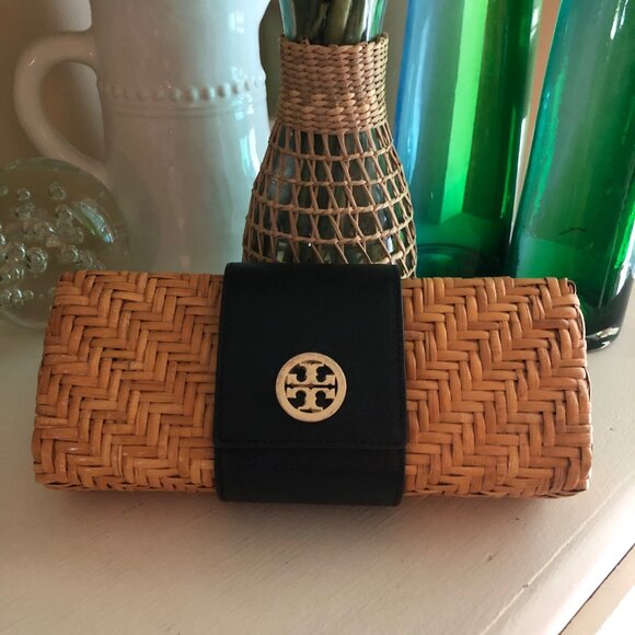 TORY BURCH Rattan Clutch - Picture 2 of 8